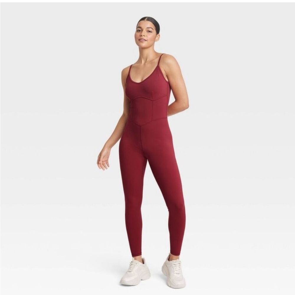 Maroon Joy Lab Active Jumpsuit